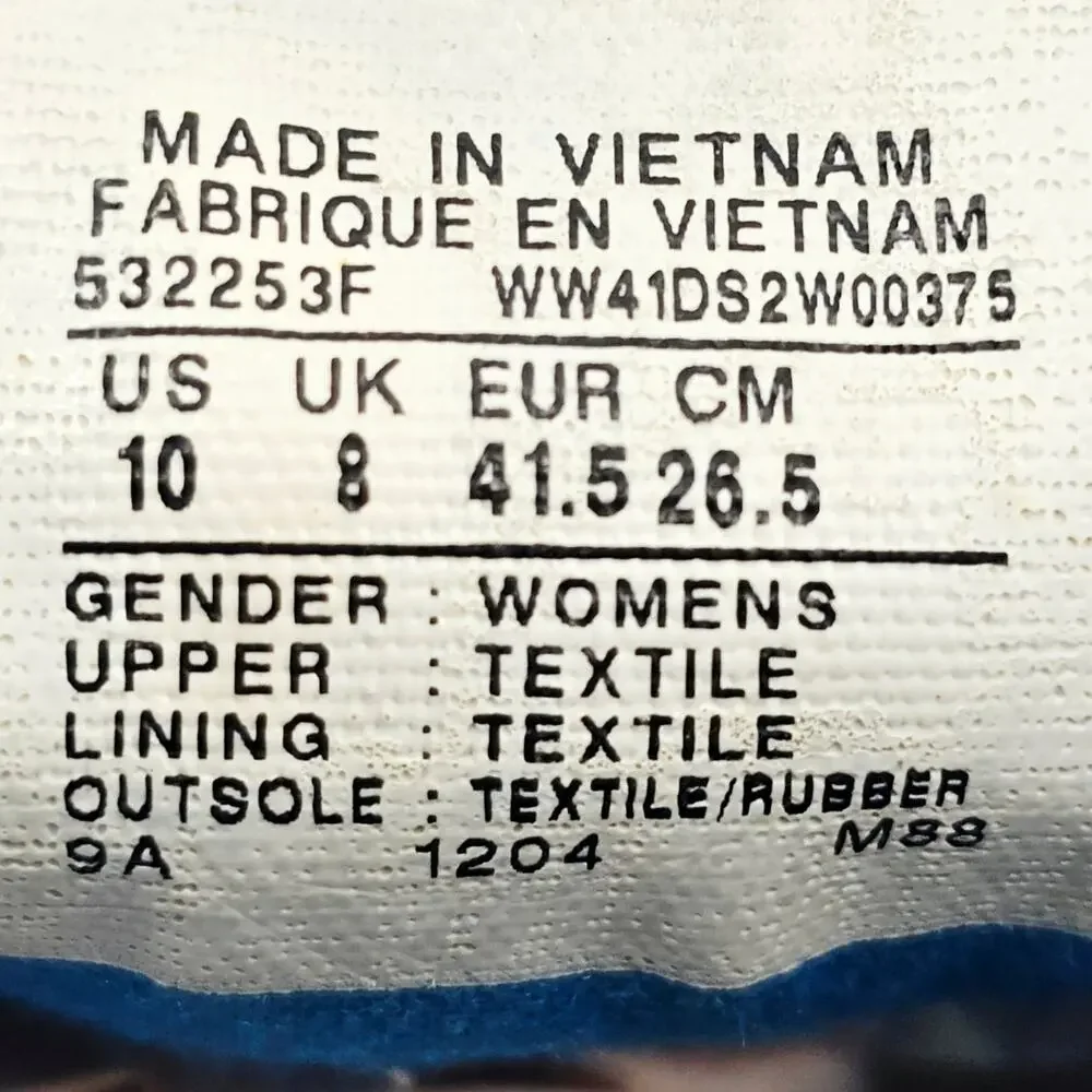 Converse Chuck Navy Blue Rainbow Chevron Laces Low Top Sneaker Shoe Womens 10 - Picture 8 of 9